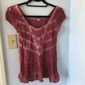Free People Red Top XS